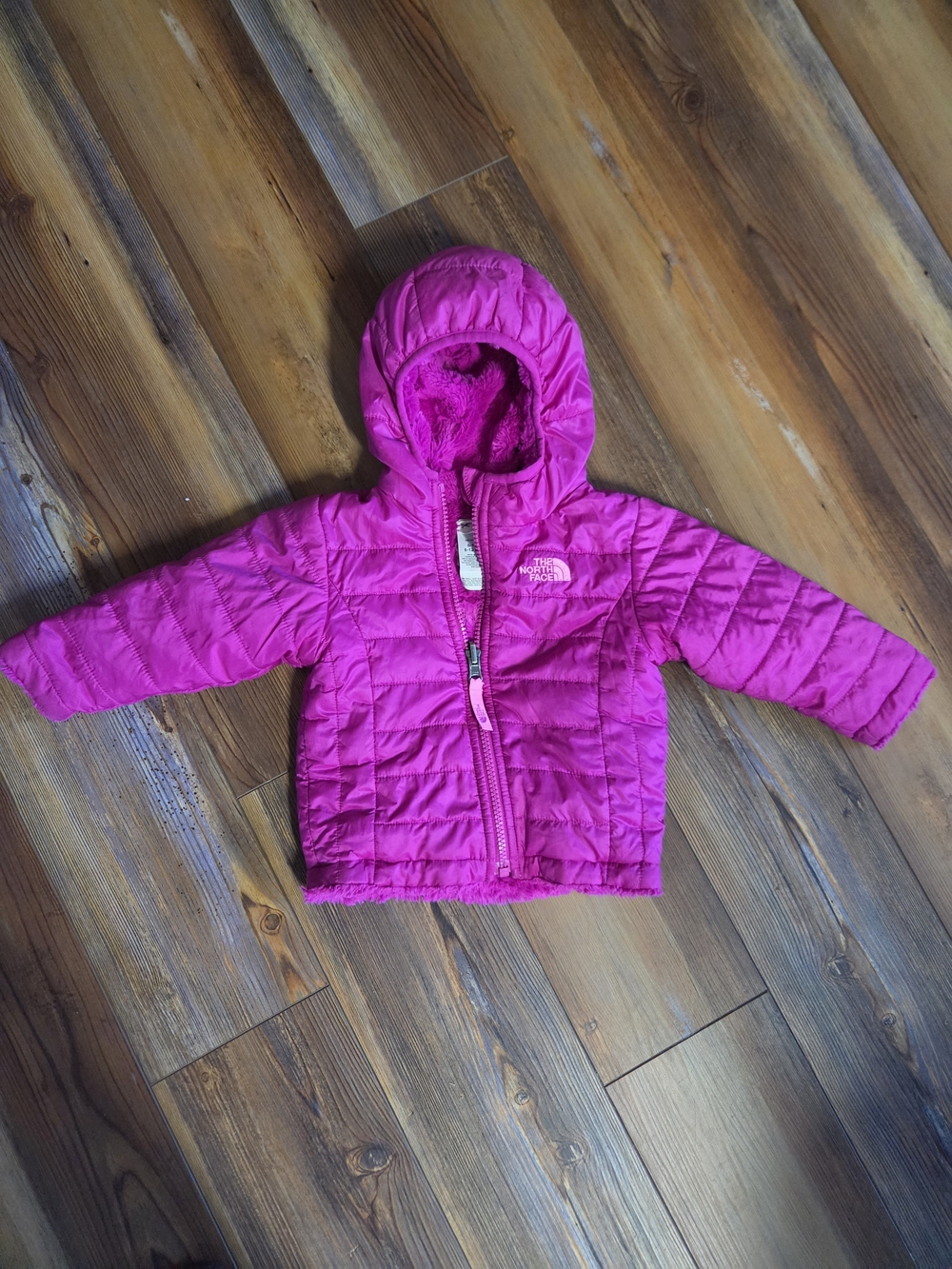 The North Face Kids' Pink Insulated Hooded Jacket